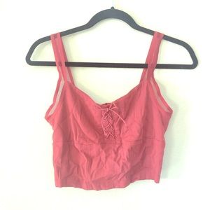 Free People Redstone Crop Top NWT